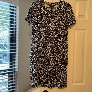 Cheetah t shirt dress